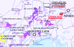carte langlade languedoc